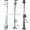 8m silver telescopic mast with manual mechanical winch ham radio