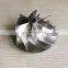 T04R 66.65/84.00mm 6+6 blades turbo milling/aluminum 2618/billet compressor wheel for Racing
