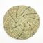Home deco natural round seagrass  handmade kitchen placemats
