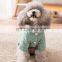 wholesale Girl Pet dog Winter Clothes cactus corduroy Overcoat