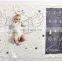 Factory quality spearmint baby monthly milestone blanket for girl boy