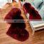 luxury and soft faux fur red carpet rug clouded shaped carpet printed carpet