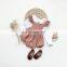 2020 new ins autumn infant suspenders for girls baby flying sleeve romper embroidered corduroy jumpsuit suspenders