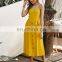 Best Sellers 2020 Women Casual Sleeveless Summer Dresses Lady Solid Color Backless Slip Dress