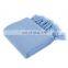 2019 Hot  Home Decor Bed Sofa Couch Chair light blue Knitted Throw Blanket with Bright Silk Thread