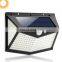 208 LED superbright 270 angle outdoor IP65 waterproof sensor solar light for garden