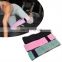 Elastic Printed Fabric Fitness Exercise Rubber Resistance Hip Circle Bands