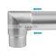Stainless Steel 304/316 Round Handrail Tube Railing Joint Connector Elbow With 90 Degree Corner Angle