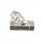 ANSI SS304 SS316 Female Thread Y Type Strainer Valve
