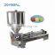 Semi-automatic paste filling machine vegetable face cream filling machine