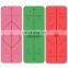 Oem fitness private label 2  color pu rubber yoga mat 2019