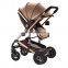 Delux strollers folding stroller 3 in 1 luxury pram