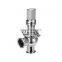 Tri Clamp Stainless Steel Pressure Overflow Valve Sanitary Safety Valve