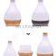 Top wooden grain usb charge aromatherapy humidifier essential oil aroma diffuser with night light