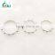 Religious zinc alloy finger ring