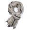 Woman's Scarf Autumn winter 2021 cotton and linen yarn-dyed scarf