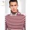 Turtleneck Striped Cashmere Pullover Sweater for Men