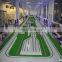 Landscape HO scale model diagram with train track and train can move