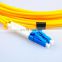 3meters 3.0mm LC UPC Duplex Single mode G652D Optical Fiber Patch cord Fiber Jumper fiber patch cord lc