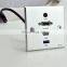 RJ45 wall mounted power plate mount rj45 socket box