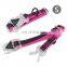 dog collar with LED light and reflective film colorful at night ,durable collar for dogs