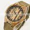 Japanese Movement Zebra Wood watch wrist watches