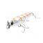 6cm 10g 7 colors 3D Bionic eyes Saltwater Fish Baits with Treble Hooks  Sinking  Minnow Bait Fishing