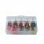 Ready to ship 10pcs/Box 3g  Spinner Bait Fishing Lure Hard Bait Feather Treble Hooks  metal Spoon Lures