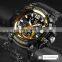 Fashion Skmei 1725 3 Time Analog Digital Watch 50m Waterproof Sport Wristwatch for Men