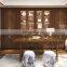 Cheap Modular Wooden Kitchen Cupboard South American Cherry Wood Kitchen Cabinets