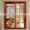 Black Aluminium Frame Sliding Door With Double Tempered Glass