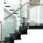 low cost glass railing cost per foot for  staircase indoor design