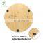 Bamboo Countertop Wine Glass Holder, Freestanding Glass Drying Rack for Home Storage