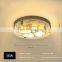 Factory Direct Decoration Indoor Black Gold Acrylic Bedroom Modern 36W 48W LED Ceiling Light