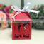 2015 Selling Best Red Laser Christmas Tree Sweet Boxes for Christmas with Ribbon