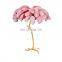 Nordic LED Floor Lamp Living Room Resin Bedroom Nordic Interior Decor Ostrich Feather LED Stand Light