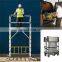 2018 hot sale Construction aluminium mobile telescopic scaffolding tower ladder