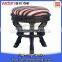 Wooden small kids sitting stool shoe stool of bedroom furniture