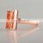 Straight Blades Safety Razor Gold Stainless Steel Double Edge Shaving Razor