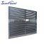 Superhouse Easy operation metal door large glass louvered windows at the wholesale price