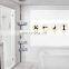 In Stock Silver Black 4 Pole Wall Rack Storage Organizer Stainless Steel 4 Tier Telescopic Corner Shower Shelf Caddy