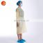 Blue yellow green disposable pp non-woven isolation gown isolation clothing