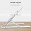 2021 Portable Plastic Foldable Laptop Stand Adjustable Height Folding Laptop Holder Stand