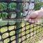 4ftx100ft durable HDPE garden fencing plastic temporary black safety barrier mesh for protection