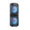 ZQS12201 super power 80W 12-inch*2  active subwoofer OEM party speaker with colorful lights