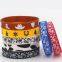 High Quality Event Logo Printed Rubber Bracelets Soft Customised Silicone Wristband for Gifts