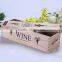 paulownia wood wine box for single bottle