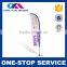 High Quality Direct Factory Price Modern Style Oem Service Knife Shape Beach Flag