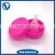 Silicone foldable cup for silicon menstrual cup