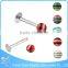 Professional factory medical steel free sample cute acrylic ball colored lip rings